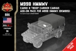 M998 HMMWV - Cargo & Troop Carrier Canvas Add-On Pack