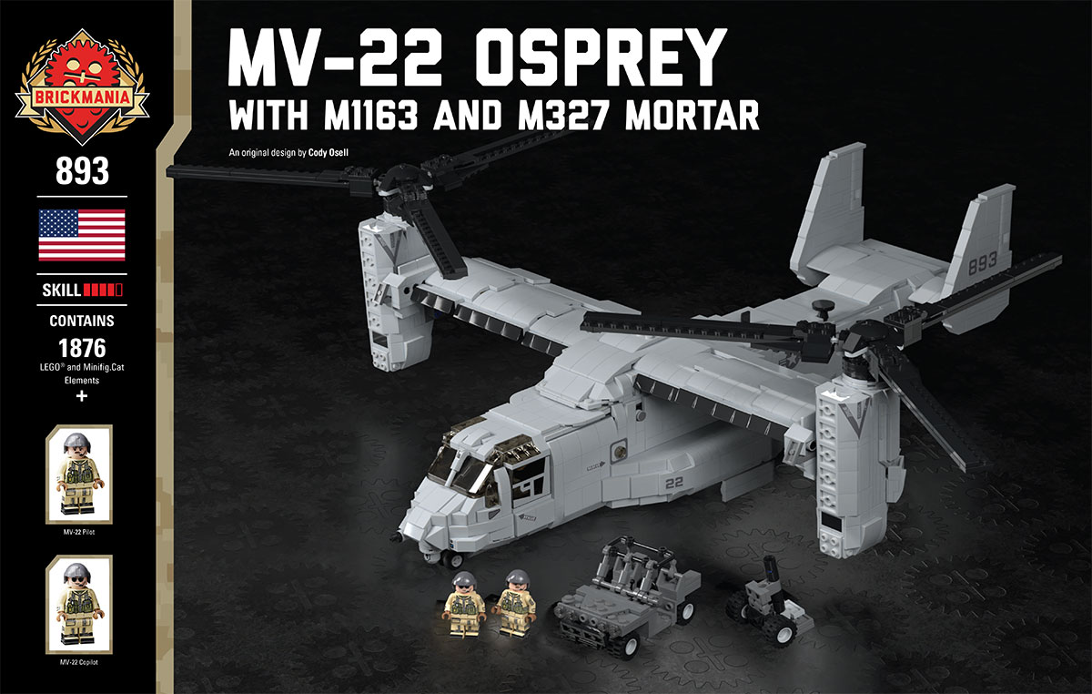 MV-22 Osprey – With M1163 and M327 